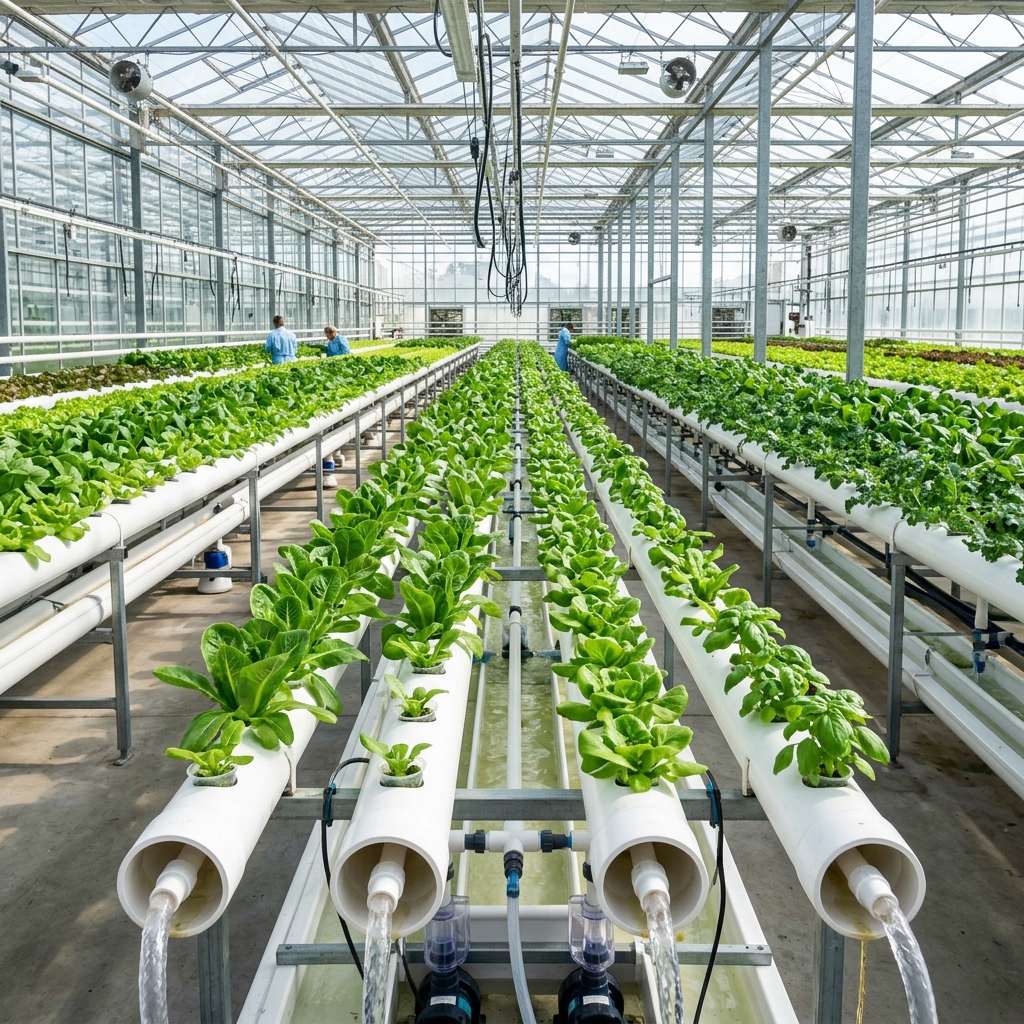 Hydroponic lettuce channel