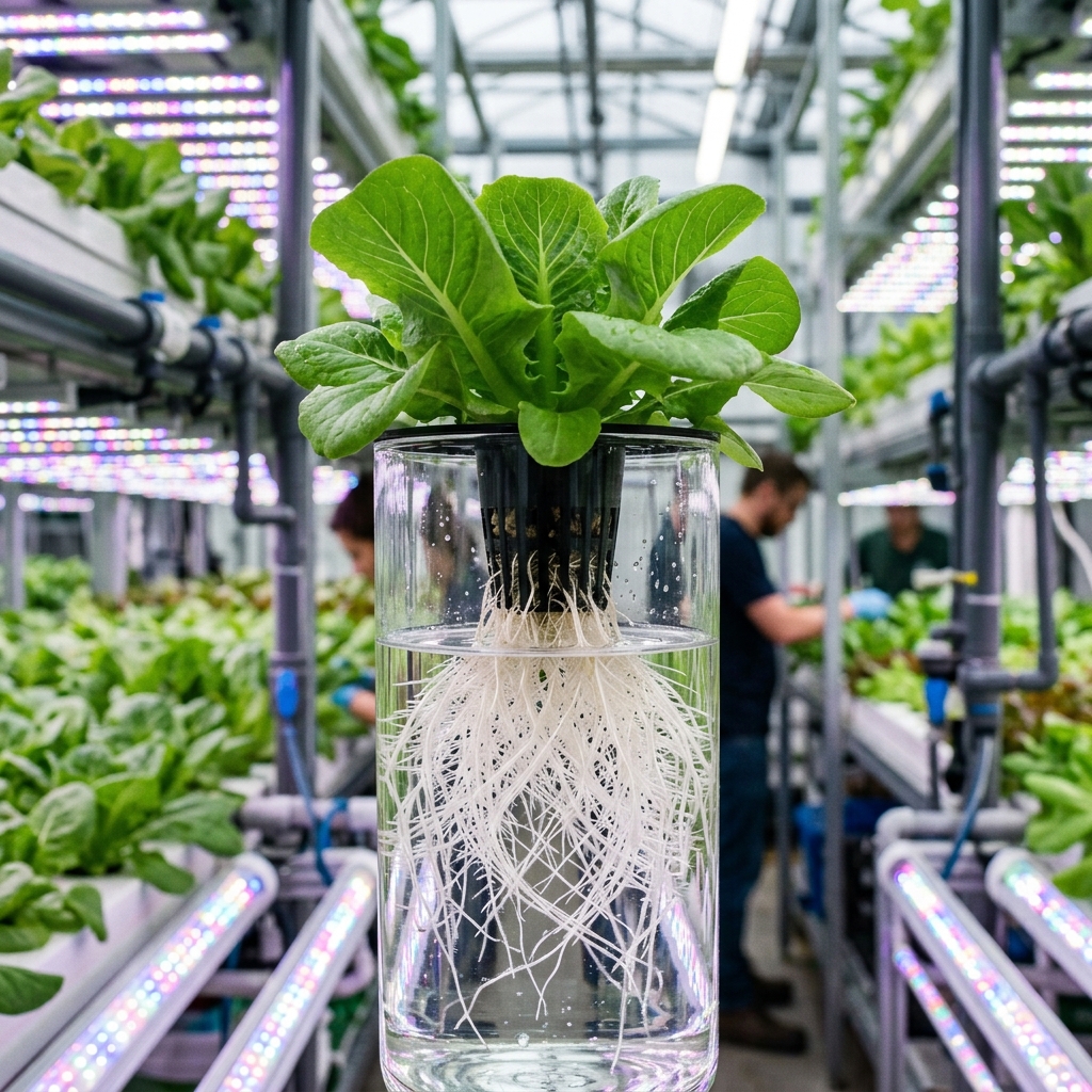 Vertical hydroponic farming